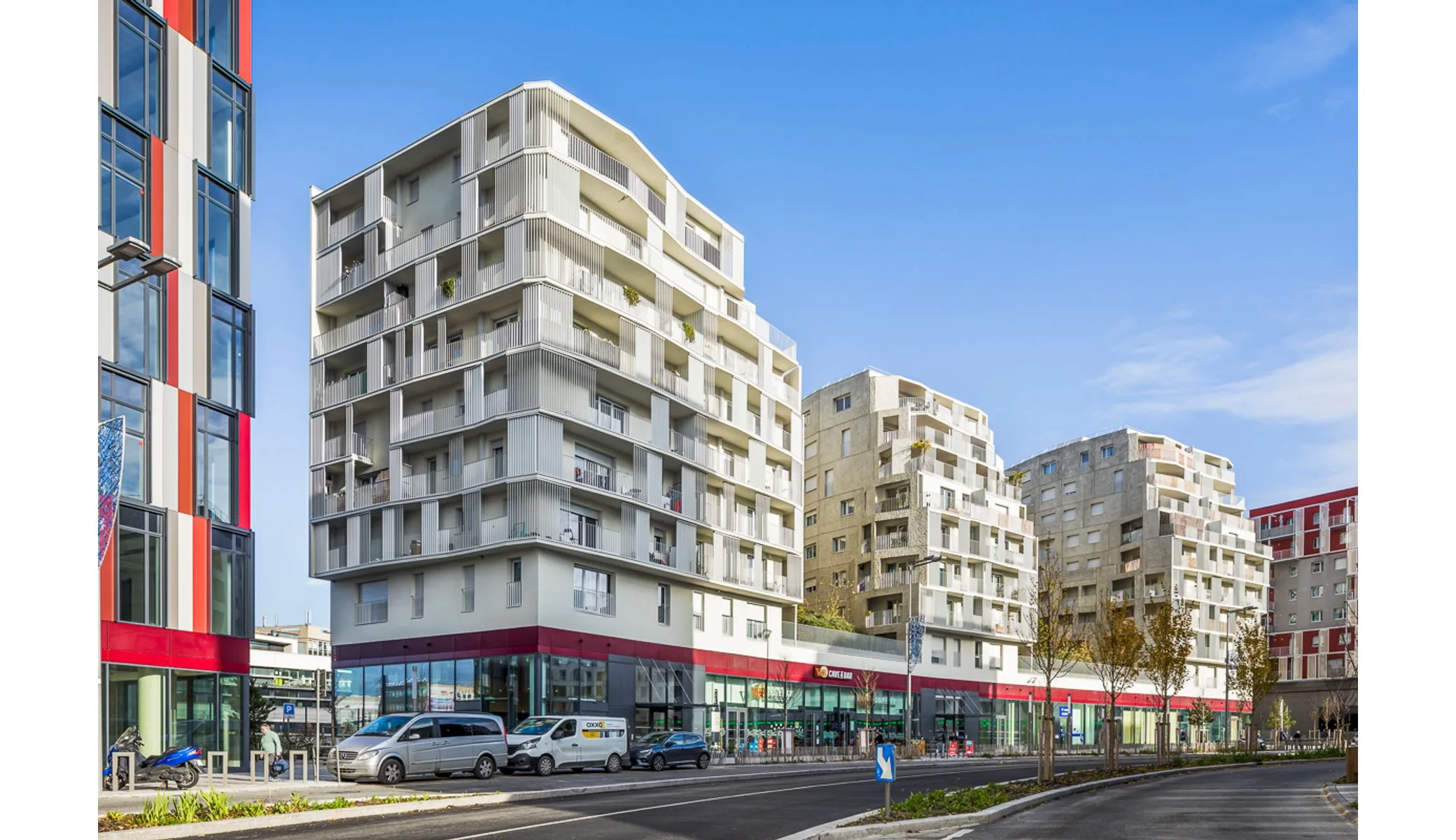 Le Rocher, logements à Nanterre, France — OXO Architectes