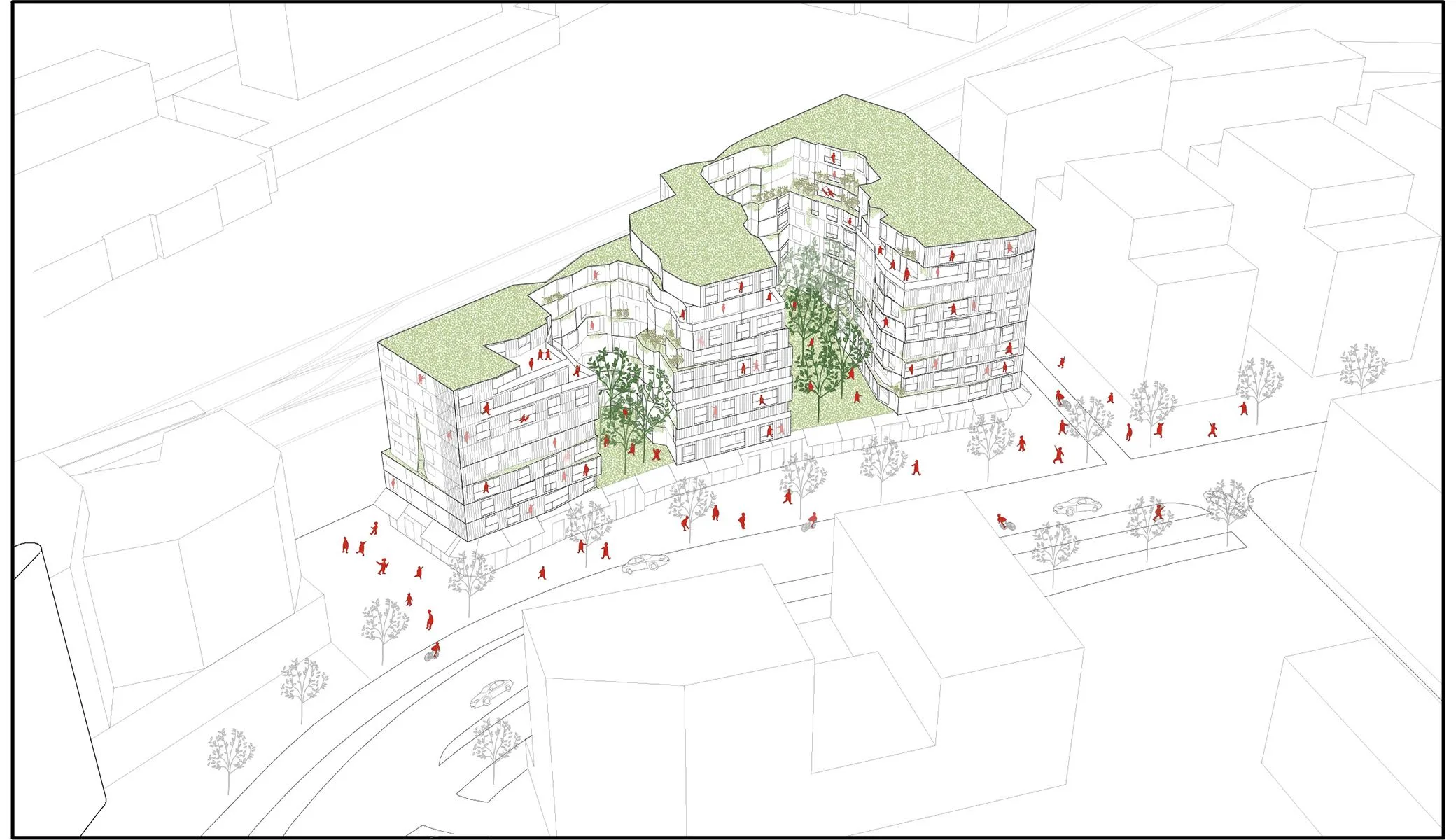Le Rocher, Nanterre, France — vue 7 — OXO Architectes