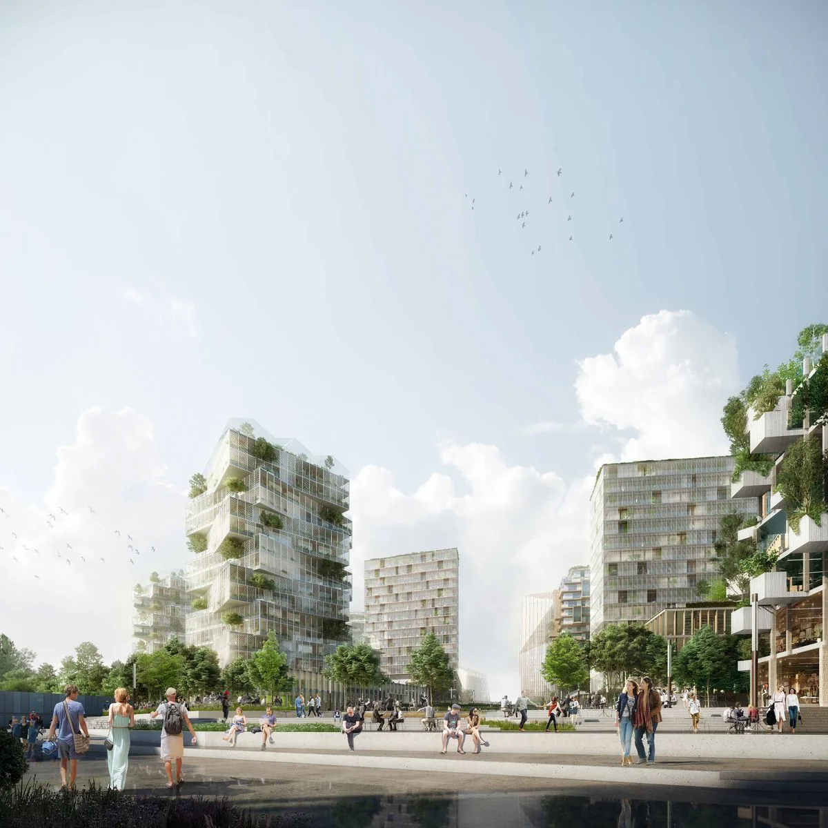 Le Potager de Villiers, logements à Villiers-sur-Marne, France — OXO Architectes