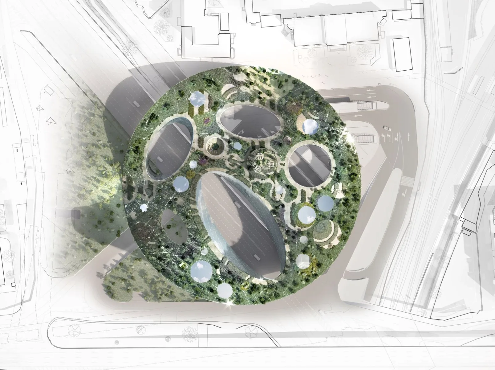 FLOWING PARK, Moscou — vue 3 — OXO Architectes