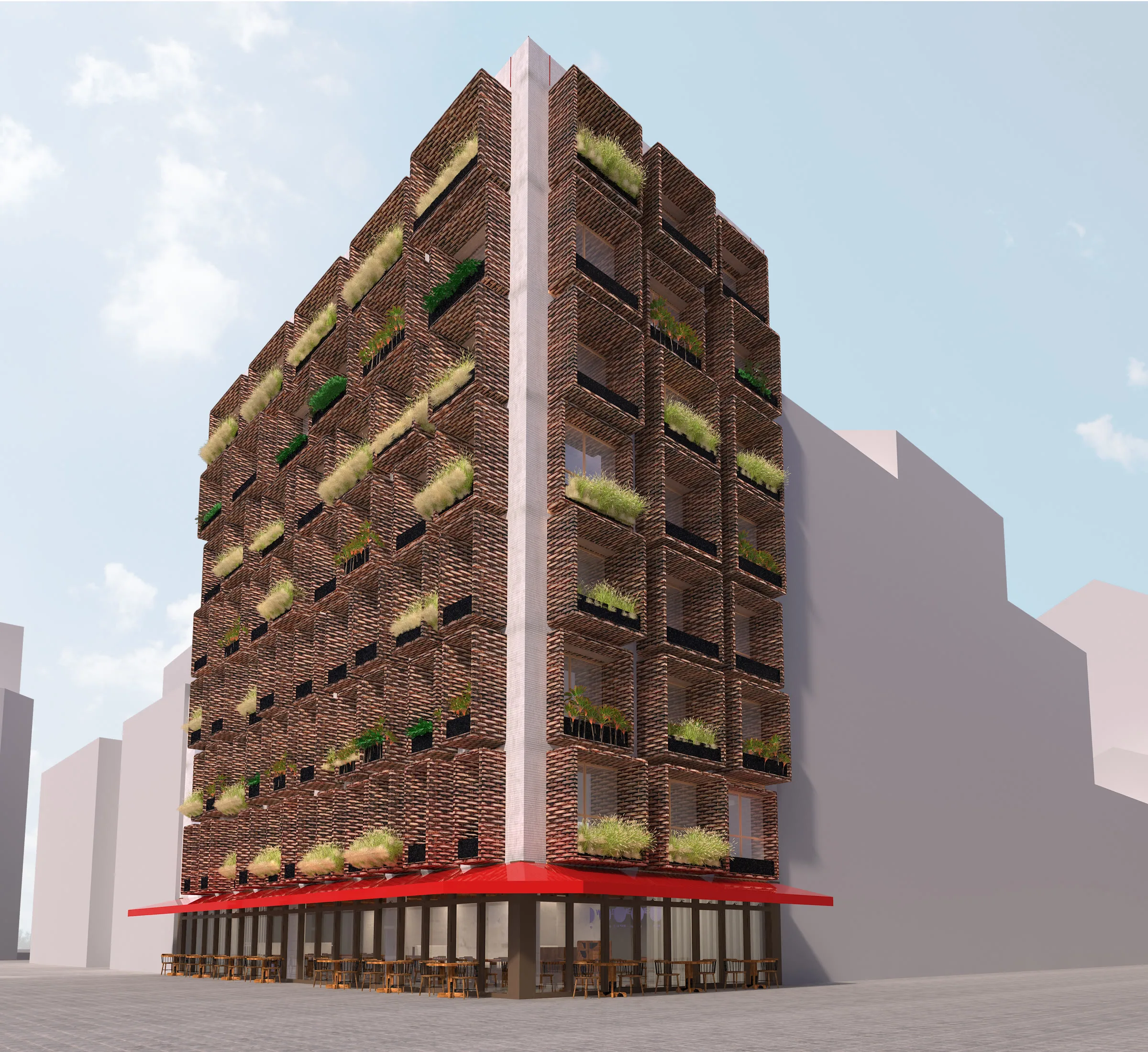 Clichy, logements à Clichy, France — OXO Architectes