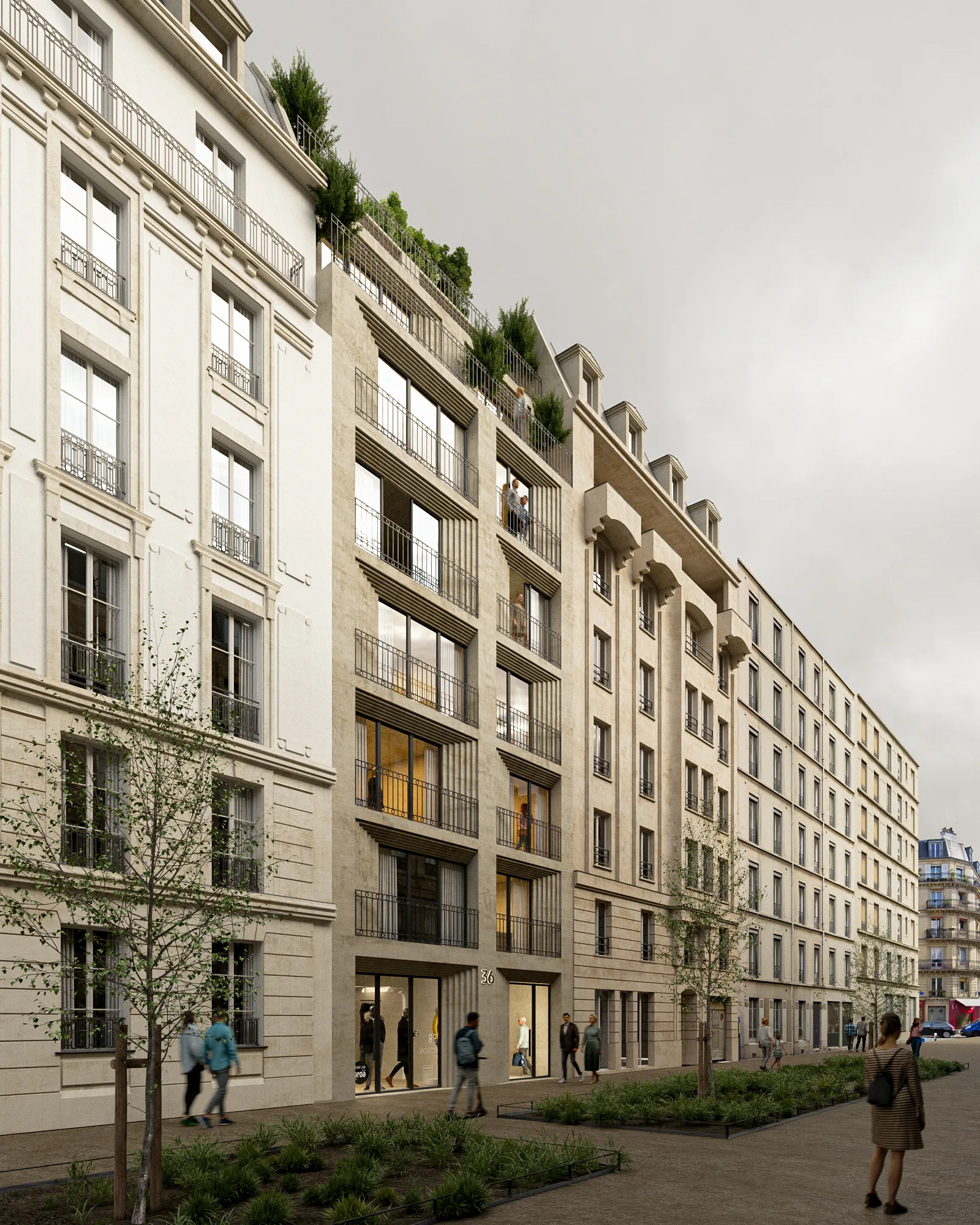 Arbalète, Paris, France — vue 2 — OXO Architectes
