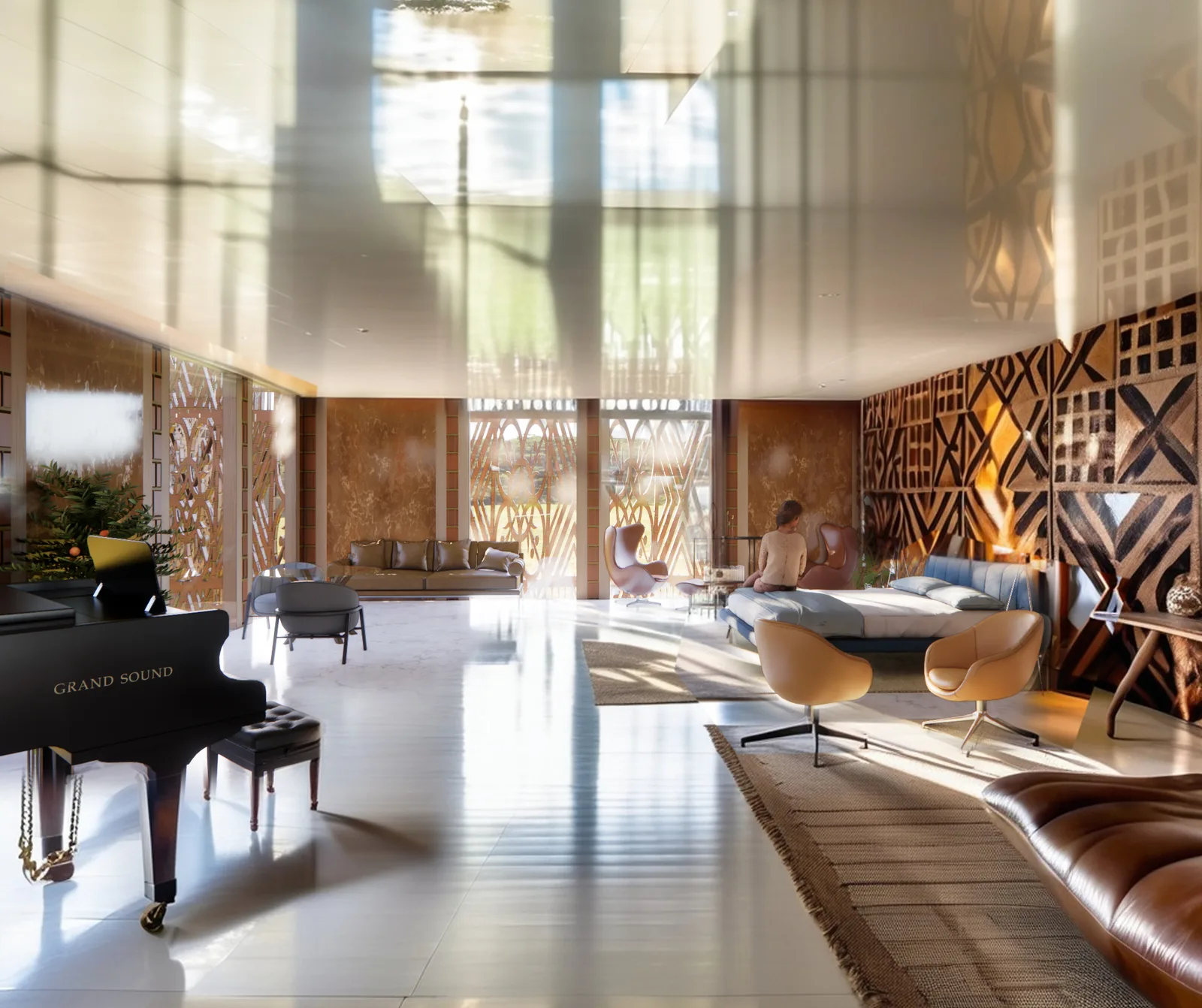 Hôtel Bamako, Bamako, Mali — vue 6 — OXO Architectes